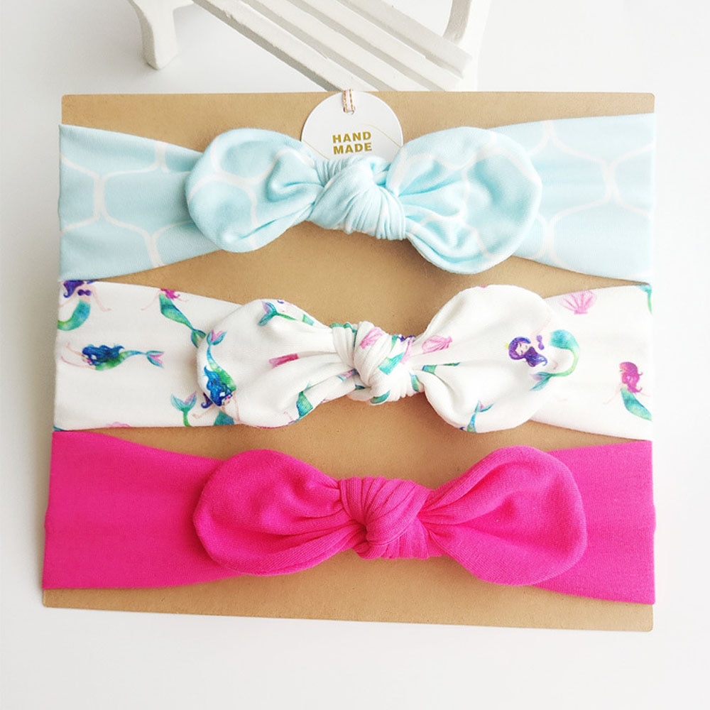 Bow Headbands Infant Wear (Set of 3)